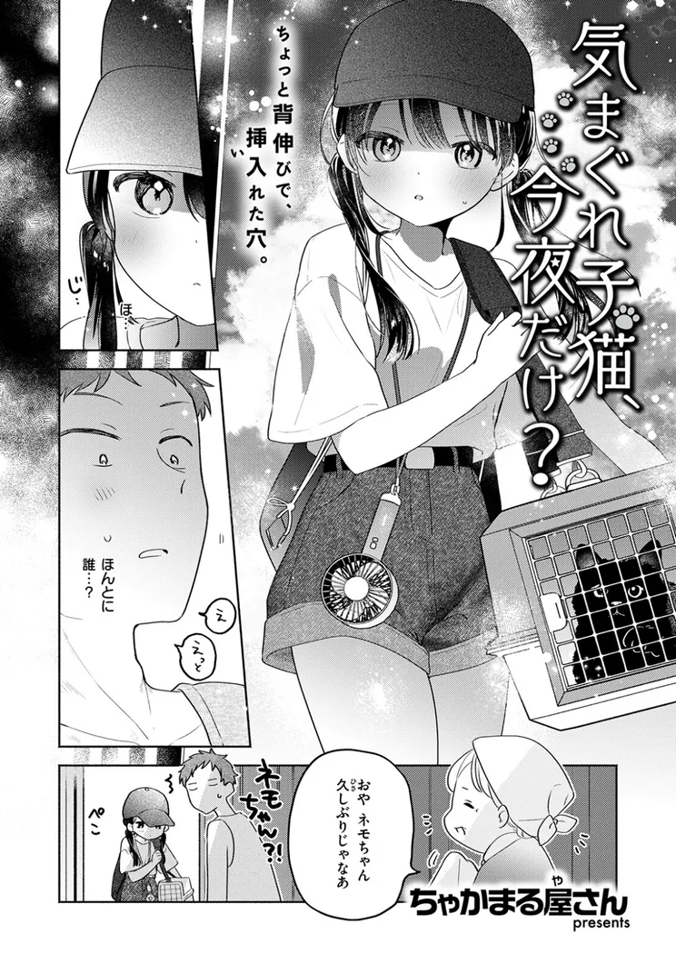 【エロ同人漫画】気まぐれ子猫、今夜だけ？-3枚目
