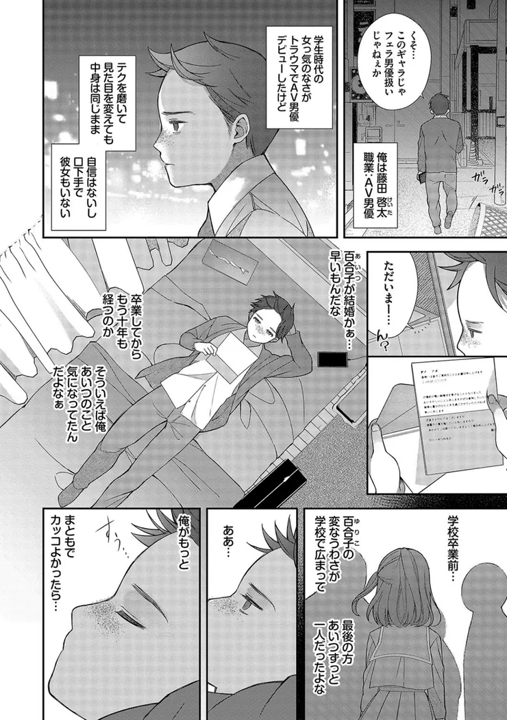 【エロ同人漫画】青春コンプレックス〜タイムリープでエロ無双！！〜1-2枚目