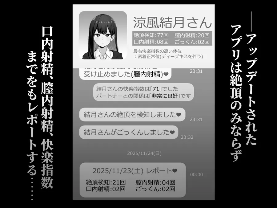 【エロ同人漫画】絶頂検知アプリ2〜過激化する寝取られレポート〜-0枚目