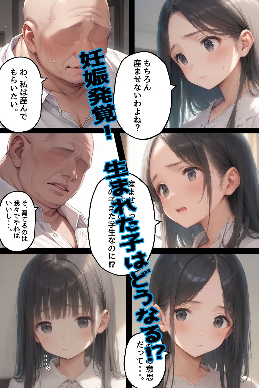【エロ同人漫画】コミック版結婚したら連れ子が華奢で肉付きがよくない女の子だった-2枚目