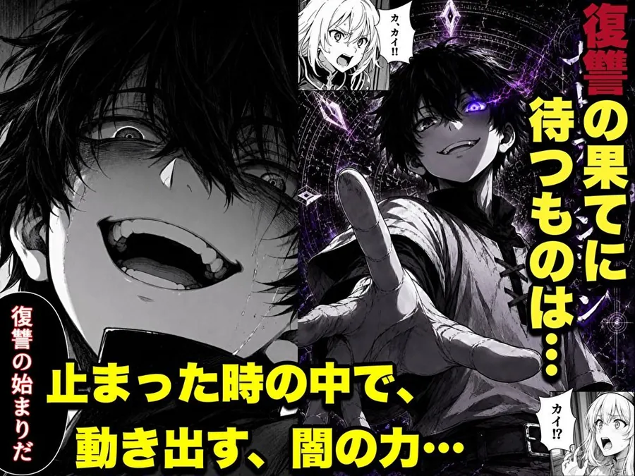 【エロ同人漫画】勇者パーティに処刑された闇魔法使いの俺は、EXスキル【時間牢獄】に目覚め、殺すより残酷な復讐をすることにした2-0枚目