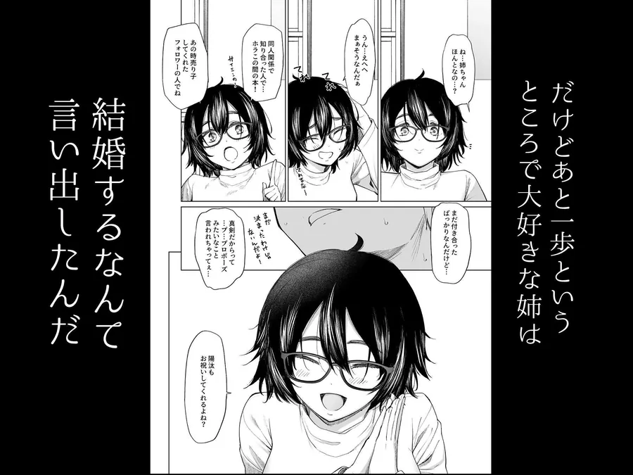 【エロ同人漫画】オタク同人作家姉  催●研究日誌（孕）-2枚目