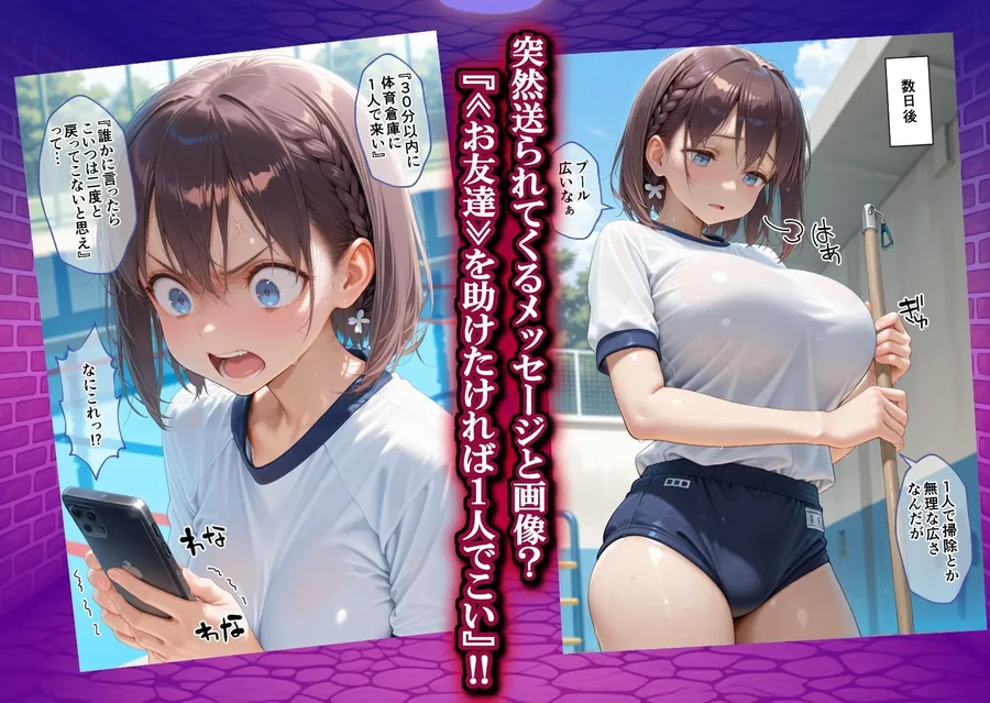 【エロ同人漫画】弱みを握られ製奴● 肉便器にされアヘ顔快楽地獄 たわ〇編-1枚目