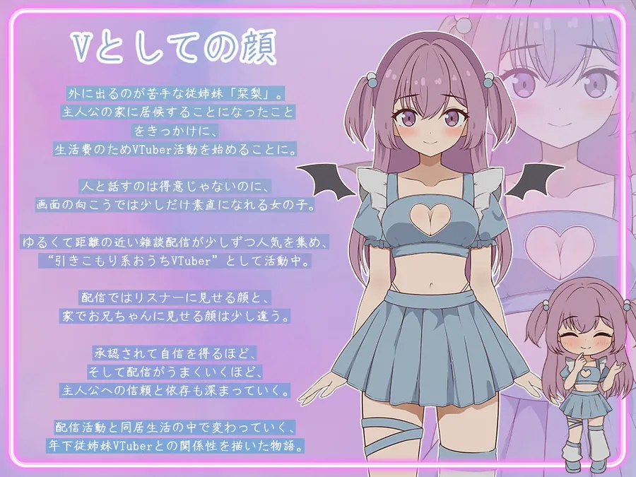 【エロ同人漫画】突然同居した従姉妹はVTuberになるらしい-俺だけが知る秘密の素顔--2枚目
