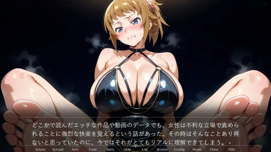 【エロ同人漫画】ホ〇ノ・フミナの誘惑レッスン〜汗ばむカラダでスポンサーと交わす甘い密約〜（ゲーム版）-4枚目