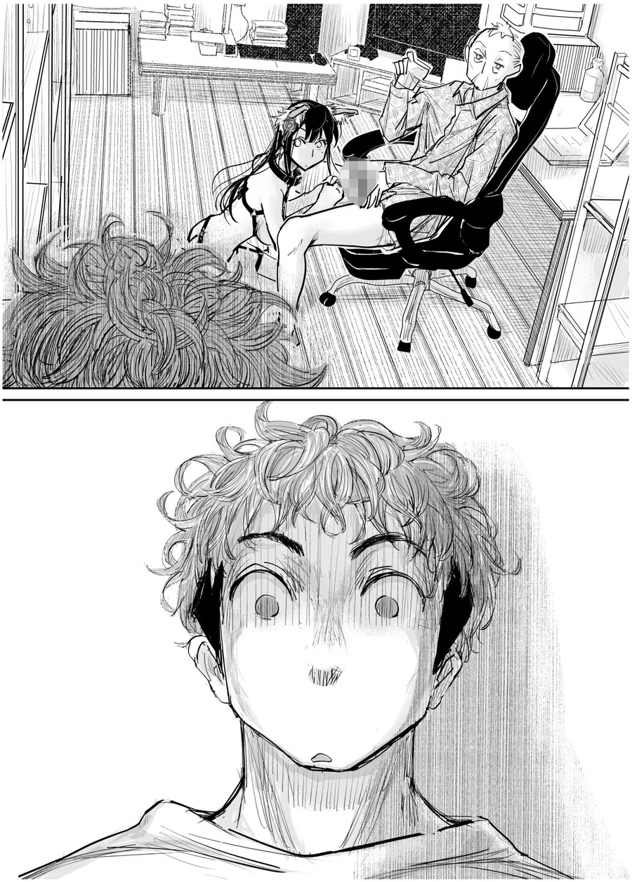 【エロ同人漫画】彼女が枕営業を始めた理由-9枚目