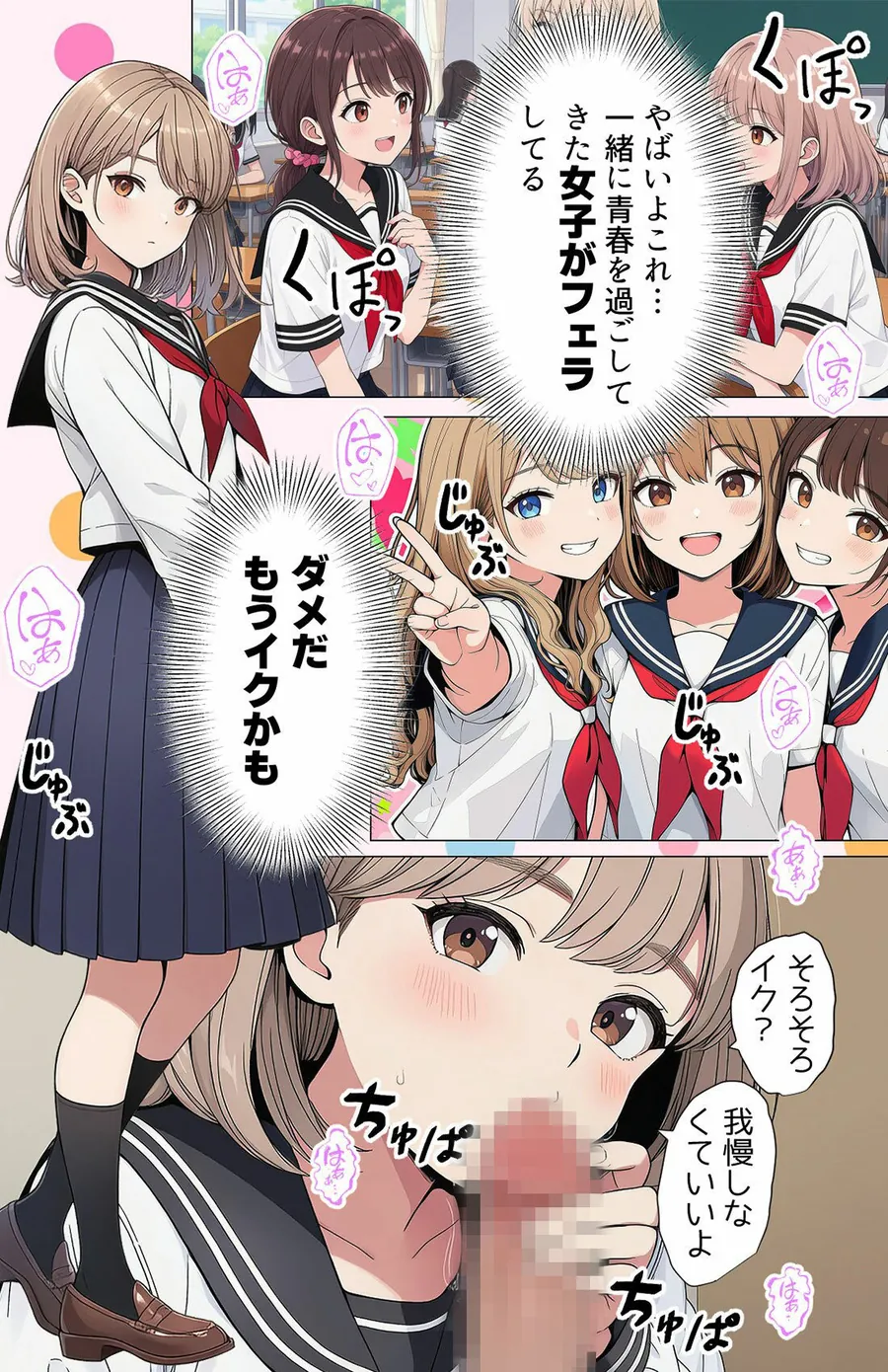 【エロ同人漫画】【漫画】指名は卒アルの中で  卒業アルバムに載っている元同級生しか在籍していないデリヘル店-7枚目