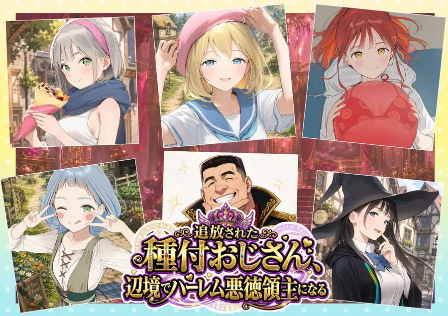 【エロ同人漫画】【銀髪の賞金稼ぎ編】追放された種付けおじさん、辺境でハーレム悪徳領主になる第2巻-9枚目
