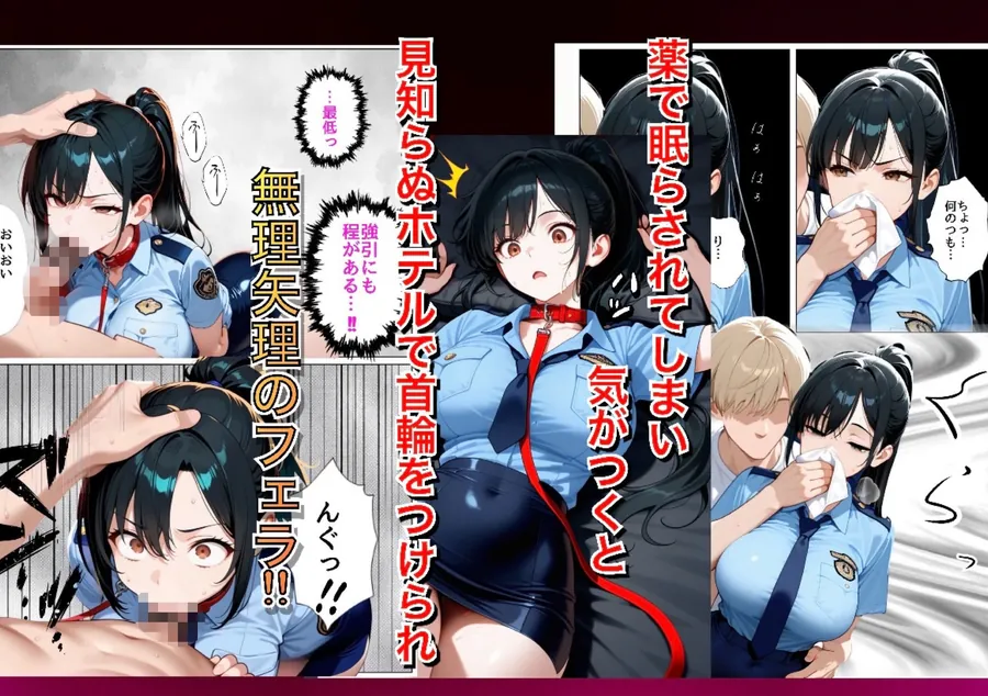 【エロ同人漫画】男嫌いな新卒警官を監×してマゾメス化させた結果-3枚目