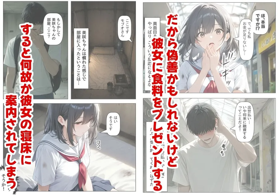 【エロ同人漫画】ゾンビ世界と往復チート  〜俺だけゾンビ世界を楽しくエッチに満喫する〜-3枚目