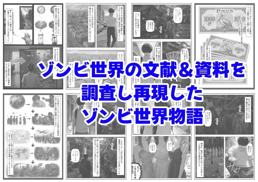 【エロ同人漫画】ゾンビ世界と往復チート  〜俺だけゾンビ世界を楽しくエッチに満喫する〜-7枚目