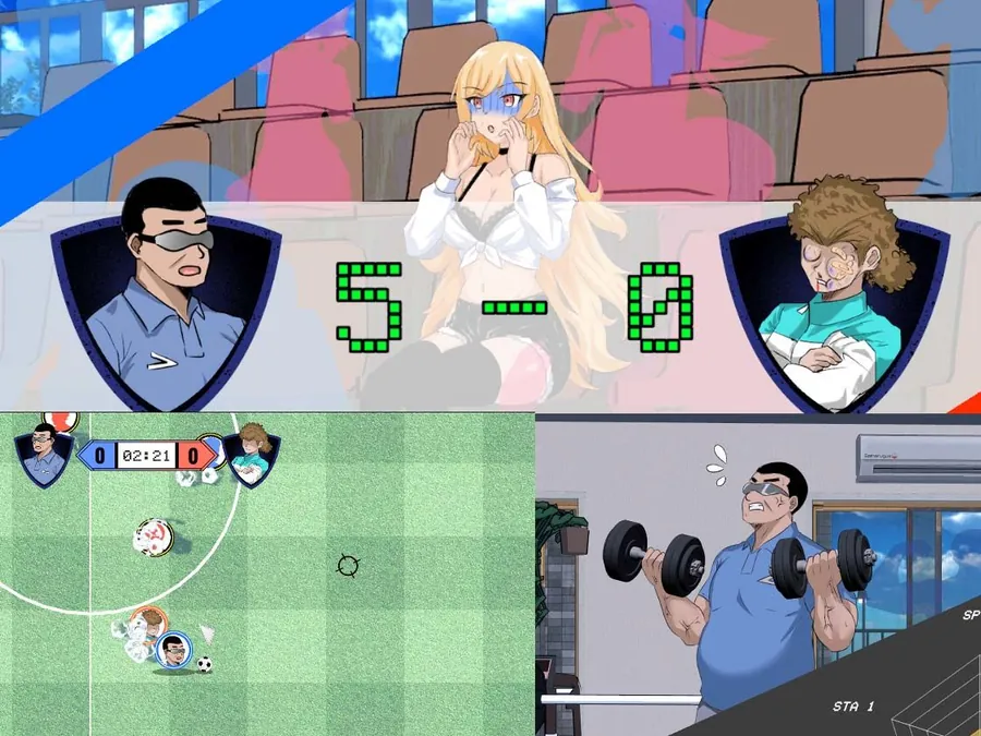 【エロ同人漫画】NTRサッカー-2枚目
