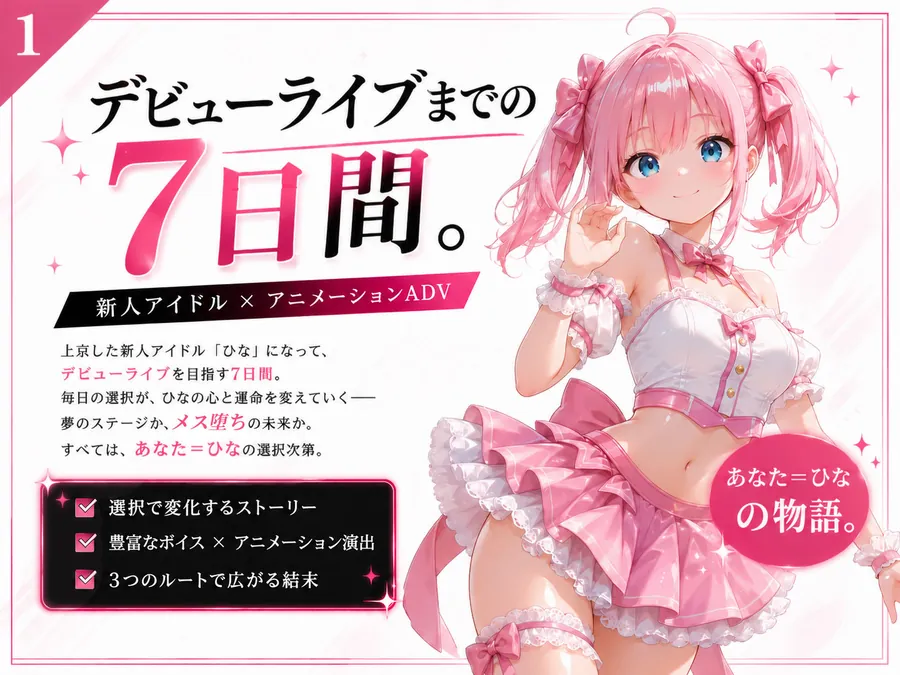 【エロ同人漫画】言いなりアイドル  7日間でメス堕ち デビューのために犯〇れていくカラダ-1枚目