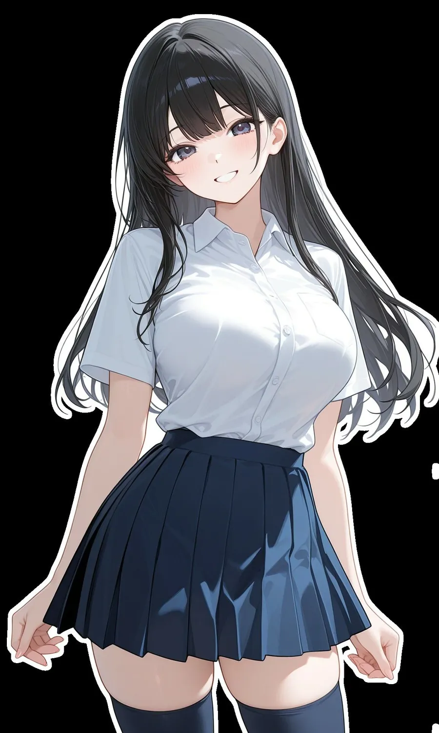 【エロ同人漫画】家出した濡れ透け女子校生と一線を超えて乱れ狂った台風の夜【バイノーラル/巨乳/処女】-6枚目