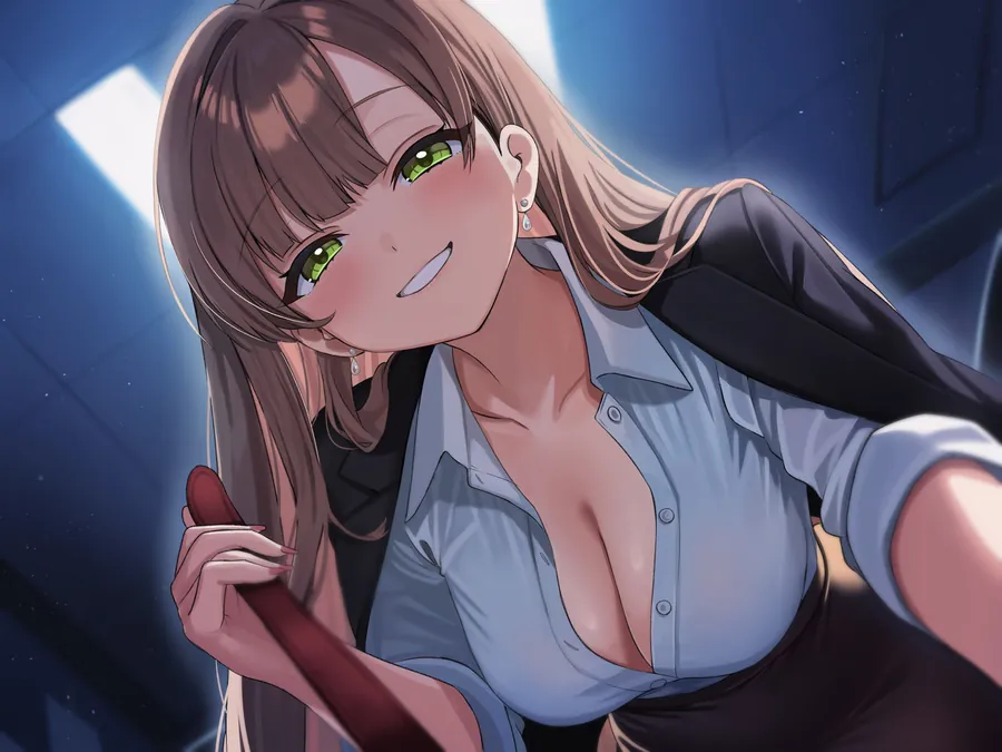 【エロ同人漫画】【甘サド×逆NTR】同僚地味OLの裏垢にDMしたら2…捨てた元カノに縛られ脅迫「あの女に取られるなんて絶対に許さない…（はーと）」-3枚目